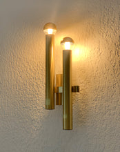 Load image into Gallery viewer, Pair of wall lights by Gaetano Sciolari, 1970s