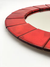 Charger l'image dans la galerie, Miroir artisanal vintage en céramique, 1970