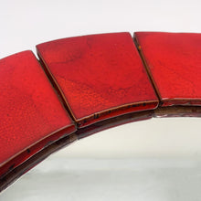 Charger l'image dans la galerie, Miroir artisanal vintage en céramique, 1970