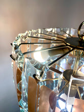 Charger l'image dans la galerie, Lustre Zero Quattro pour Fontana Arte en verre de Murano, 1970