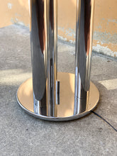 Load image into Gallery viewer, Mazzega chrome and Murano glass floor lamp, 1970s