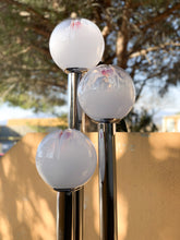 Load image into Gallery viewer, Mazzega chrome and Murano glass floor lamp, 1970s