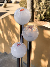 Load image into Gallery viewer, Mazzega chrome and Murano glass floor lamp, 1970s