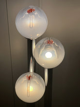 Load image into Gallery viewer, Mazzega chrome and Murano glass floor lamp, 1970s