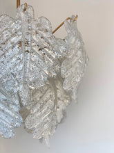 Charger l'image dans la galerie, Lustre en feuilles de verre de Murano