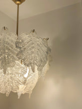 Charger l'image dans la galerie, Lustre en feuilles de verre de Murano