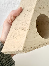 Load image into Gallery viewer, Pair of travertine bookends