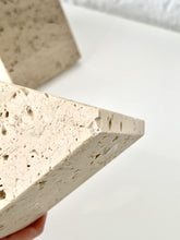 Load image into Gallery viewer, Pair of travertine bookends