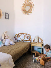 Load image into Gallery viewer, Rattan & bamboo headboard