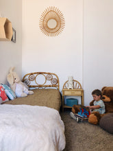 Load image into Gallery viewer, Rattan & bamboo headboard