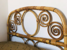 Load image into Gallery viewer, Rattan & bamboo headboard