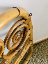 Load image into Gallery viewer, Rattan & bamboo headboard