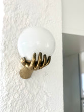Load image into Gallery viewer, Pair of brass "hands" sconces, Arlus 1960