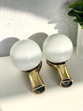 Load image into Gallery viewer, Pair of brass "hands" sconces, Arlus 1960
