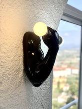 Load image into Gallery viewer, Wall lamp "Haltère" in ceramic by J.C. Peiré, 1980