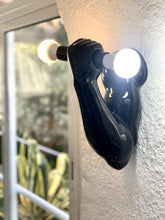 Load image into Gallery viewer, Wall lamp "Haltère" in ceramic by J.C. Peiré, 1980