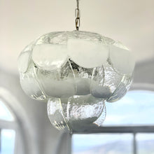 Load image into Gallery viewer, Chandelier in Murano glass petals by Carlo Nason for Mazzega