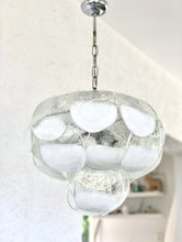 Load image into Gallery viewer, Chandelier in Murano glass petals by Carlo Nason for Mazzega