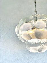 Load image into Gallery viewer, Chandelier in Murano glass petals by Carlo Nason for Mazzega