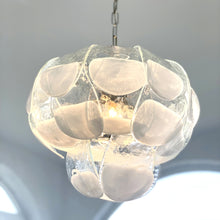 Load image into Gallery viewer, Chandelier in Murano glass petals by Carlo Nason for Mazzega