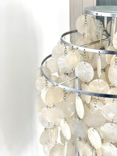 Load image into Gallery viewer, 60's floor lamp with mother of pearl pendants in the style of Verner Panton