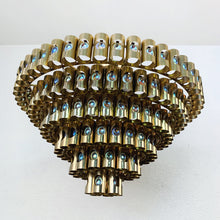 Charger l'image dans la galerie, Lustre en tubes de laiton des années 60
