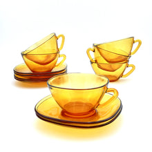 Load image into Gallery viewer, Set of 6 cups & 6 saucers