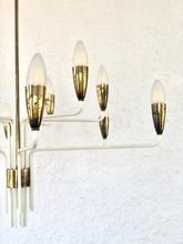 Charger l'image dans la galerie, Lustre 12 bras attribué à Stilnovo, 1950
