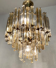 Charger l'image dans la galerie, Lustre en verre de Murano par Venini