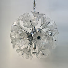 Load image into Gallery viewer, Sputnik chandelier with flowers by Venini for VeArt, 1960
