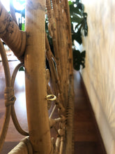 Load image into Gallery viewer, Peacock rattan headboard