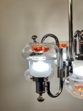 Charger l'image dans la galerie, Lustre Mazzega des années 60 à 6 globes