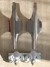Load image into Gallery viewer, Pair of double wall lights by Wilhelm Braun Feldweg for Doria Leuchten, 1970