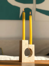 Load image into Gallery viewer, Travertine candlestick attributed to Fratelli Mannelli, 1970