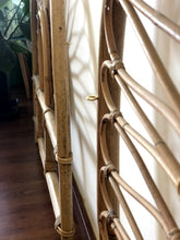 Load image into Gallery viewer, Rattan and bamboo headboard