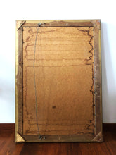 Load image into Gallery viewer, Large gilded wood mirror with mouldings