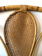 Load image into Gallery viewer, Rattan & caning peacock headboard