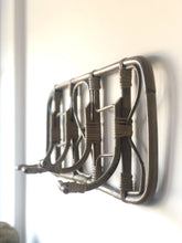 Load image into Gallery viewer, Rattan & bamboo coat rack