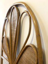Load image into Gallery viewer, Rattan and bamboo headboard