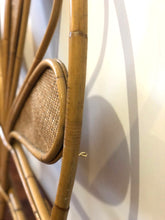 Load image into Gallery viewer, Rattan and bamboo headboard