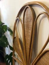 Load image into Gallery viewer, Rattan and bamboo headboard