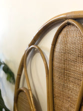 Load image into Gallery viewer, Rattan and bamboo headboard