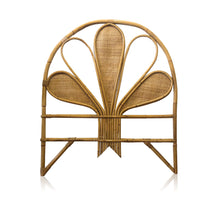 Load image into Gallery viewer, Rattan and bamboo headboard