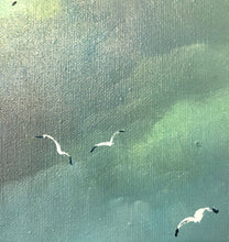 Load image into Gallery viewer, Painting, oil on canvas sunrise on sea