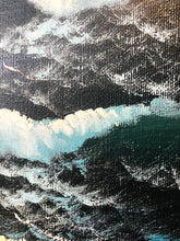 Load image into Gallery viewer, Painting, oil on canvas sunrise on sea