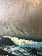 Load image into Gallery viewer, Painting, oil on canvas sunrise on sea