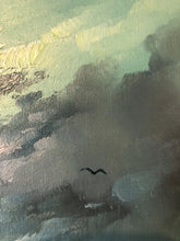 Load image into Gallery viewer, Painting, oil on canvas sunrise on sea