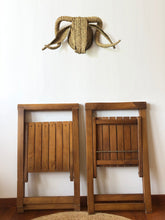 Charger l'image dans la galerie, Lot de 2 chaises pliantes Aldo Jacober vintage années 60