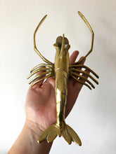 Load image into Gallery viewer, Brass lobster from the 70s