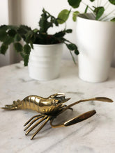Load image into Gallery viewer, Brass lobster from the 70s